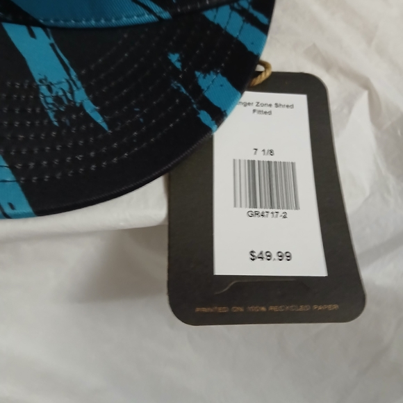 Stylish Black and Blue Graphic Cap - Picture 2 of 10